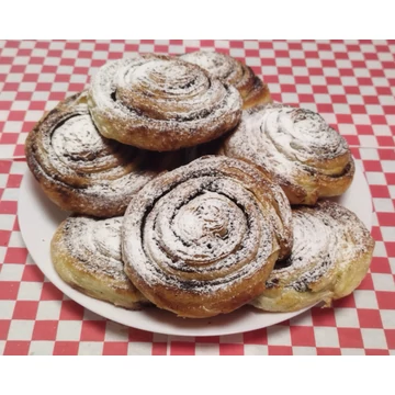 Leveles kakaós csiga 6db